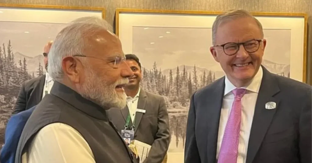 Photo © Narendra Modi Anthony Albanese
